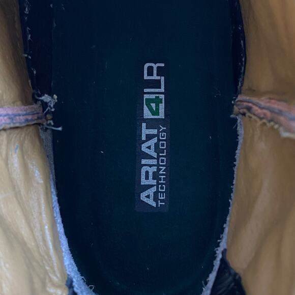 Ariat Women's Fatbaby Brown Pink Western Cowgirl Boot Size 11 B - Picture 9 of 12